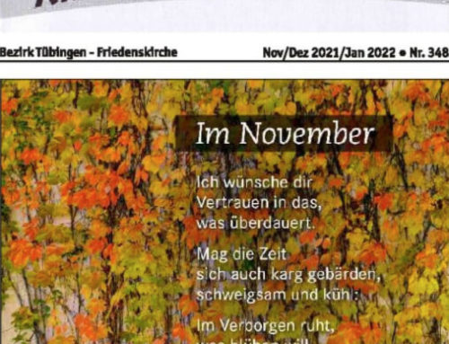Gemeindebrief 11/ 2021 bis 01/2022