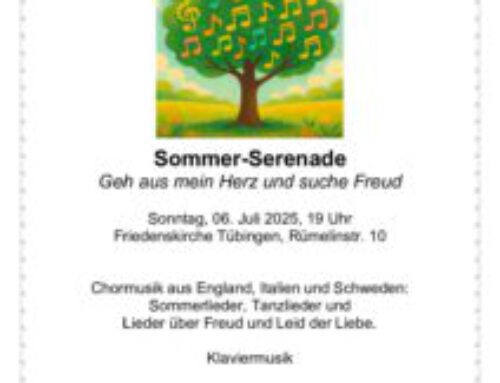 Sommer-Serenade am 6. Juli 2025 um 19.00 Uhr