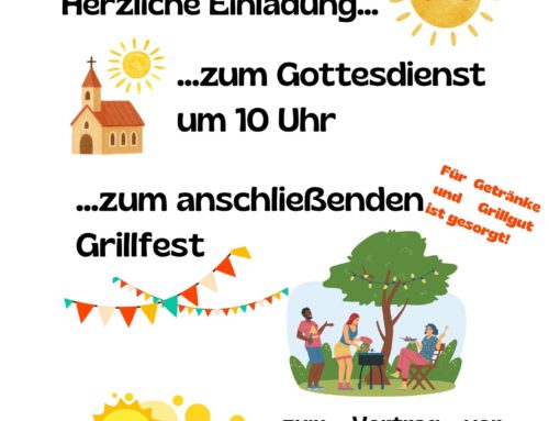Solartag am 26. Juli mit Gottesdienst und Grillfest